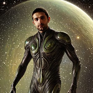 generative alien themed ai filter