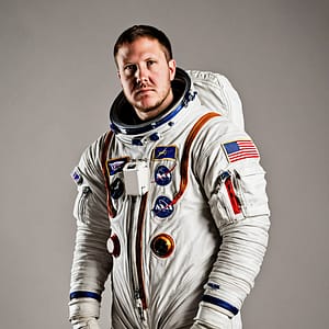 generative astronaut themed ai filter