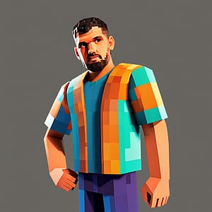 cube game themed generative ai filter