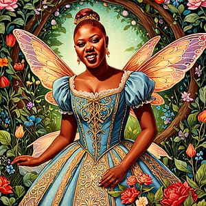 fairytale princess themed generative ai